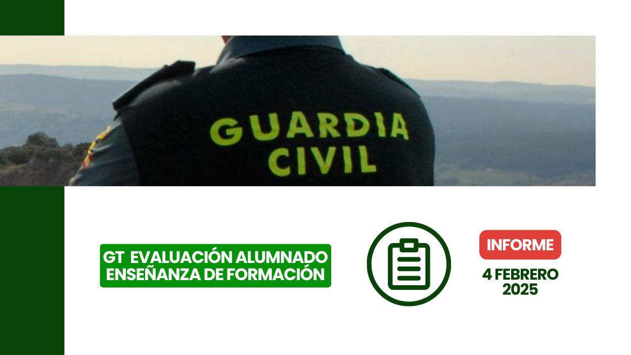 evaluación del alumnado en formación educativa, presentado en el informe del grupo de trabajo el 04-02-2025