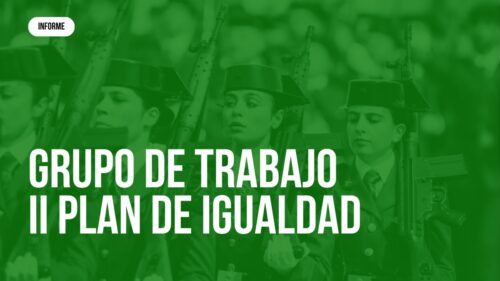 Reunión del grupo de trabajo sobre el II Plan de Igualdad de la Guardia Civil, centrado en violencia de género y transformación institucional