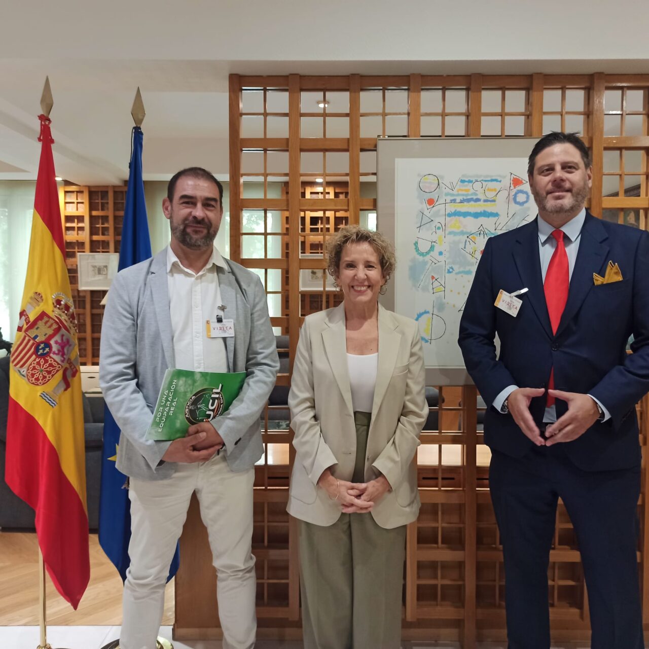 Reunión de JUCIL con la Secretaría de Estado de Seguridad para presentar un informe sobre la falta de personal, medios obsoletos e infraestructuras de la Guardia Civil.